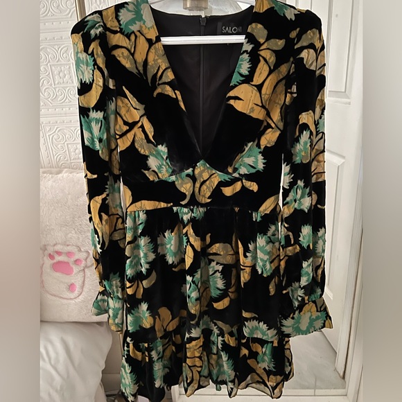 Saloni dress. Just wear one time. Size 2 - Picture 1 of 2